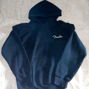 Fender guitar hooded sweatshirt